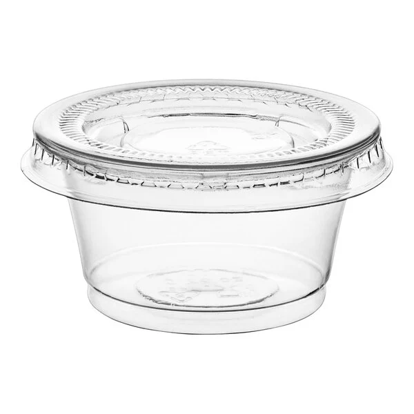 Portion Cups 0.75oz Clear Plastic Cup / Portion Cup - 2,500/Case
