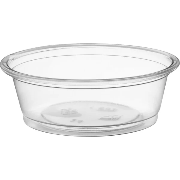 Portion Cups 1.5oz Clear Plastic Cup / Portion Cup - 2,500/Case.